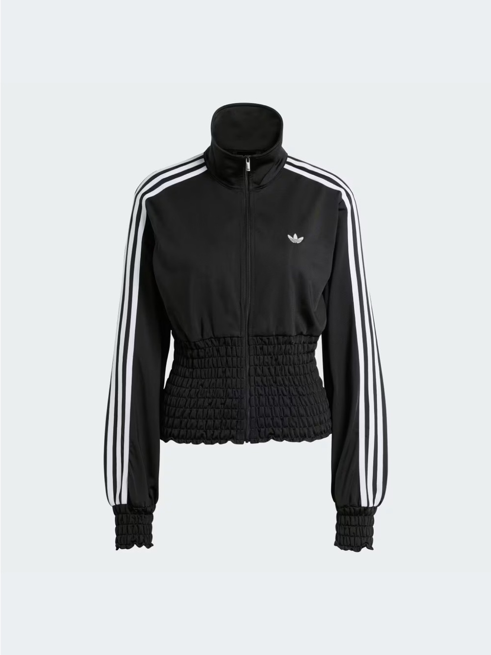 adidas smocked track jacket